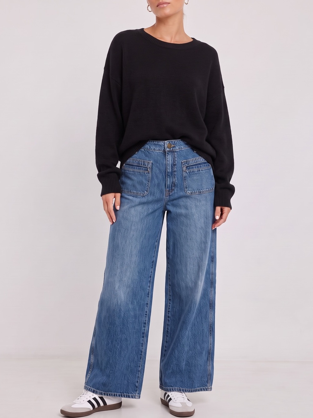OLD NAVY High Rise Baggy Wide Leg Jeans